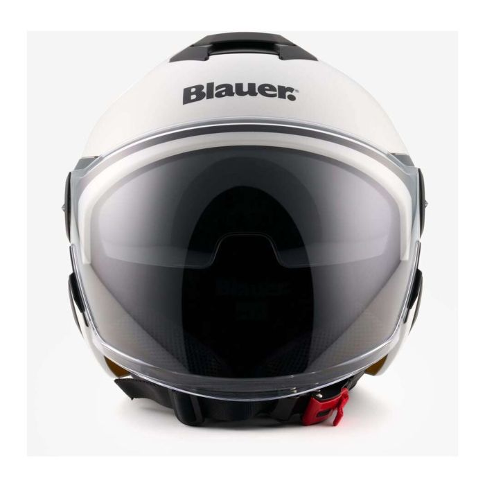Casco Blauer Demi Jet Dj01 Mono Glossy White
