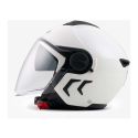 Casco Blauer Demi Jet Dj01 Mono Glossy White