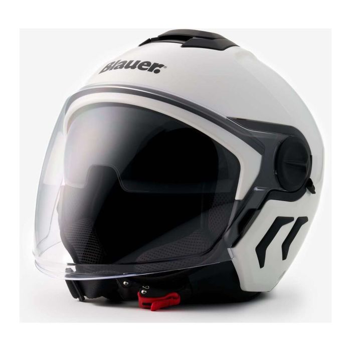 Casco Blauer Demi Jet Dj01 Mono Glossy White