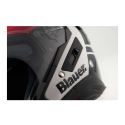Casco Blauer Jet Jj01 Glossy White/red