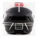 Casco Blauer Jet Jj01 Glossy White/red