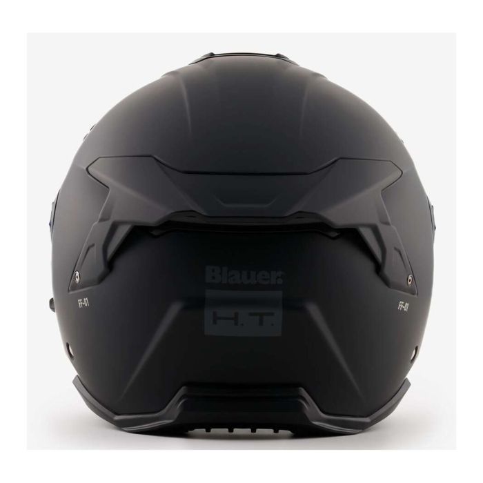 Casco Blauer Jet Jj01 Mono Matt Black