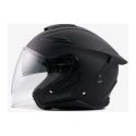 Casco Blauer Jet Jj01 Mono Matt Black