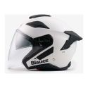 Casco Blauer Jet Jj01 Mono Glossy White