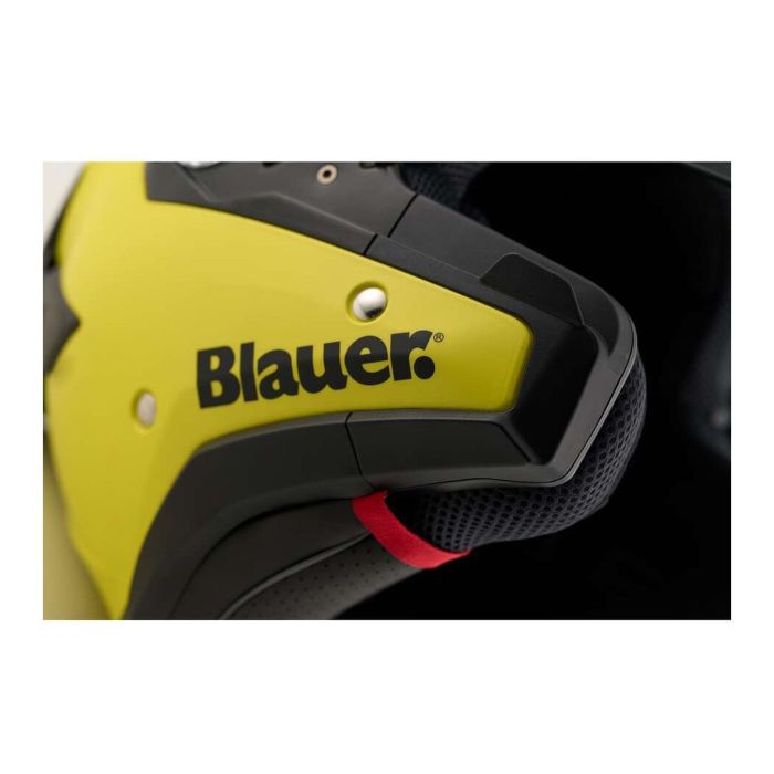 Casco Blauer Jet Jj01 Mono Matt Yellow