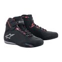 Stivali Touring Alpinestars Sektor Waterproof Shoe Black Dark Gray Red
