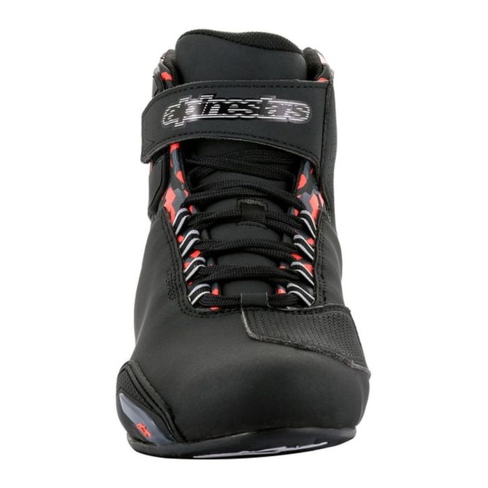 Scarpe Alpinestars Sektor Waterproof Shoe Black Dark Grey Red