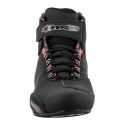 Stivali Touring Alpinestars Sektor Waterproof Shoe Black Dark Gray Red