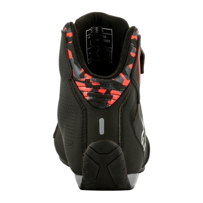 Stivali Touring Alpinestars Sektor Waterproof Shoe Black Dark Gray Red