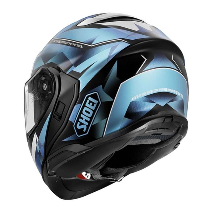 Casco Shoei Neotec 3 Fragments Tc2 Blu Nero Bianco