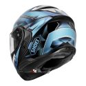 Casco Shoei Neotec 3 Fragments Tc2 Blu Nero Bianco