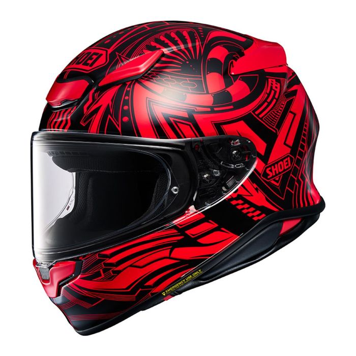 Casco Shoei Nxr2 Beaut Tc1 - Nero Rosso