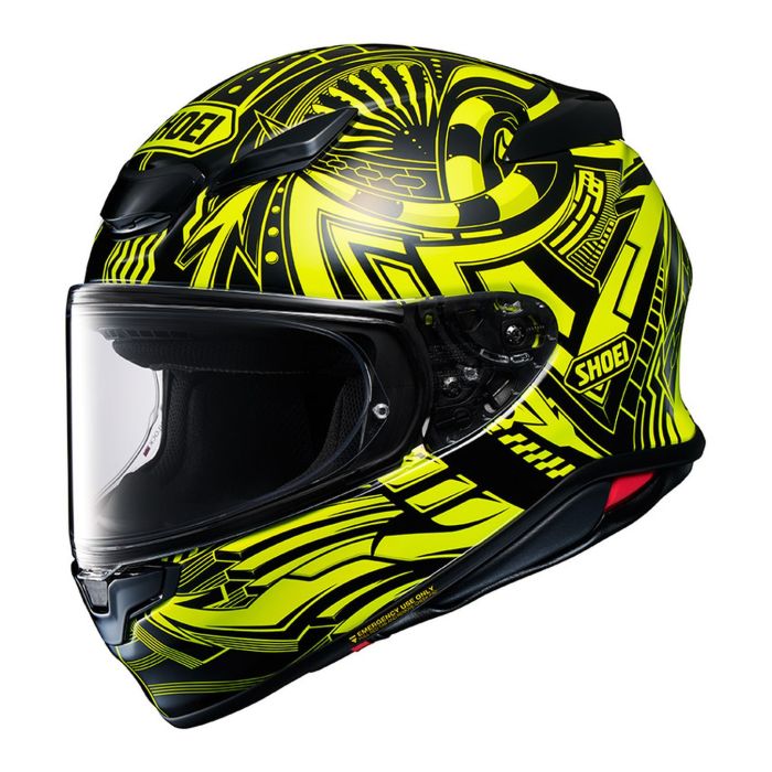 Casco Shoei Nxr2 Beaut Tc3 - Nero Giallo