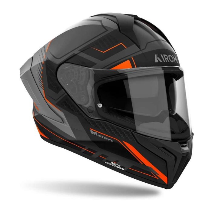 Casco Airoh Matryx Rocket Orange Matt