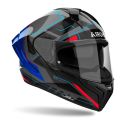 Casco Airoh Matryx Rocket Blue/red Gloss