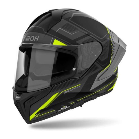 Casco Airoh Matryx Rocket Yellow Matt