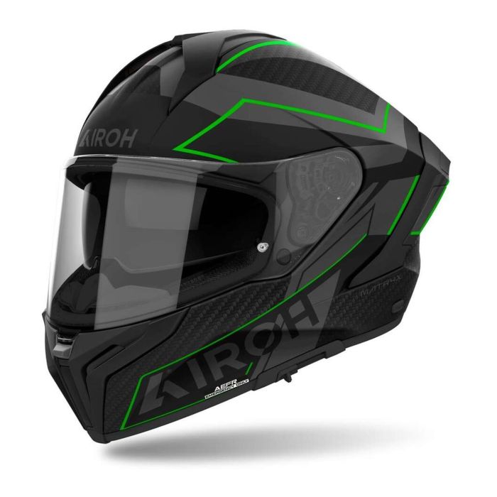 Casco Airoh Matryx Sentinel Green Matt