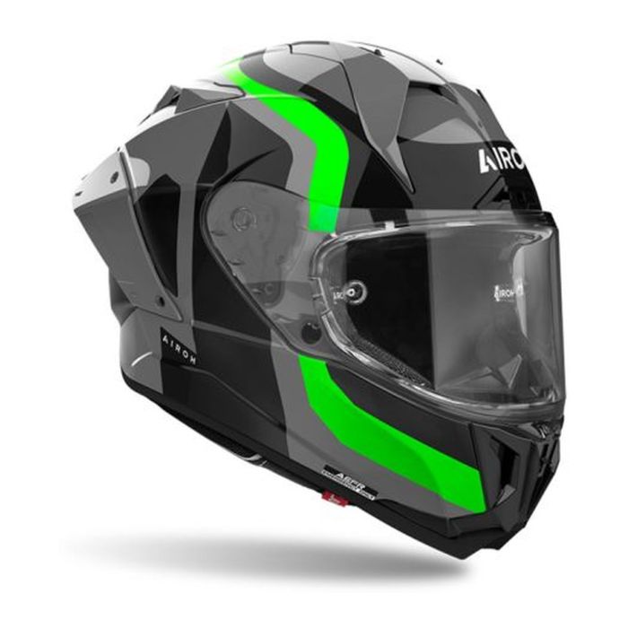 Casco Airoh Gp 800 Competition Green Fluo Gloss