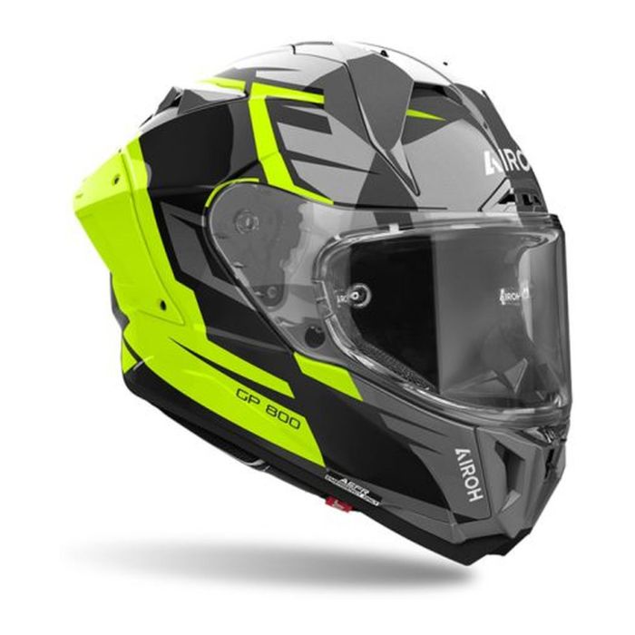 Casco Airoh Gp 800 Master Yellow Gloss