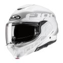 Casco Modulare Hjc F100 Hetal Mc10 Bianco Grigio
