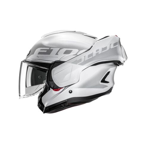 Casco Modulare Hjc F100 Hetal Mc10 Bianco Grigio