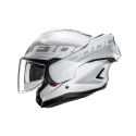 Casco Modulare Hjc F100 Hetal Mc10 Bianco Grigio