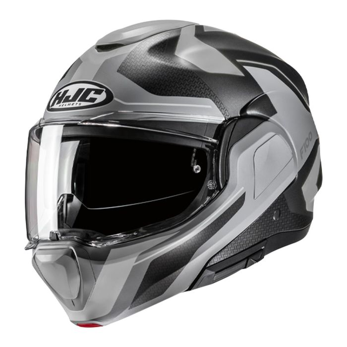 Casco Modulare Hjc F100 Bios Mc5sf Nero Grigio