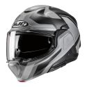 Casco Modulare Hjc F100 Bios Mc5sf Nero Grigio