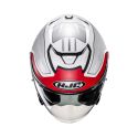 Casco Jet Hjc I31 Tevis Mc1sf Bianco Rosso