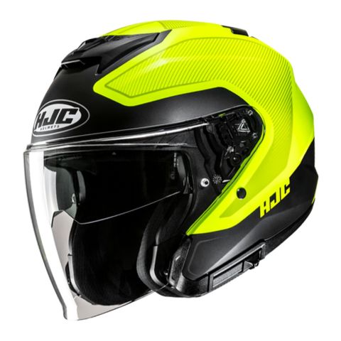 Casco Jet Hjc I31 Tevis Mc3hsf Nero Giallo