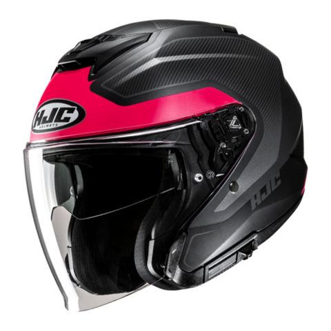 Casco Jet Hjc I31 Tevis Mc8sf Nero Fuxia