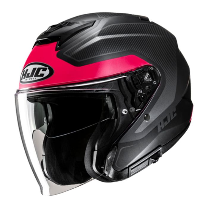 Casco Jet Hjc I31 Tevis Mc8sf Nero Fuxia