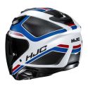 Casco Jet Hjc F31 Ceron Mc21sf Bianco Blu Ro