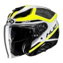 Casco Jet Hjc F31 Ceron Mc3h Bianco Giallo N