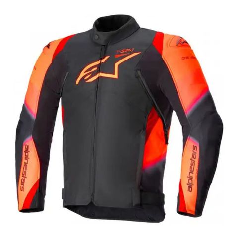 Giacca Alpinestars T-sp 1 V2 Waterproof Black Red Fluo