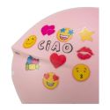 Casco Bambino Cgm 261a Mini Mono Rosa Opaco