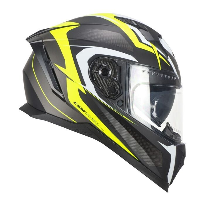 Casco Integrale Cgm 311g Blast Sport Nero Giallo Fluo Opa