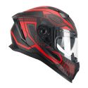 Casco Integrale Cgm 311m Blast Maya Nero Rosso Opaco
