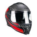 Casco Integrale Cgm 363g Shot Race Antracite Rosso Opac
