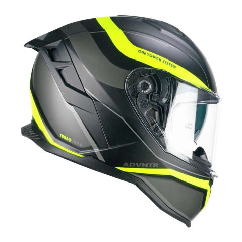 Casco Integrale Cgm 363x Shot Run Nero Giallo Fluo Opa