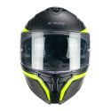 Casco Integrale Cgm 363x Shot Run Nero Giallo Fluo Opa