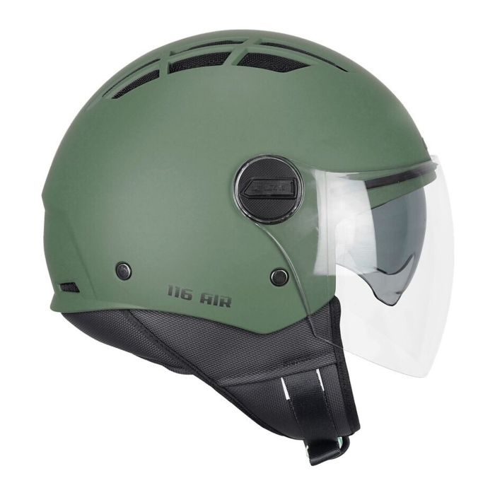 Casco Estivo Cgm 116a Air Mono Verde Opaco