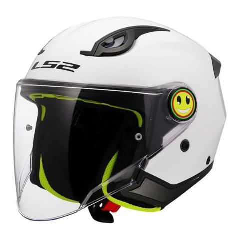 Casco Jet Ls2 Of622 Funny Ii Solid White