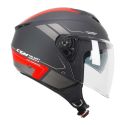 Casco Cgm 126g Iper City Nero Rosso Opaco