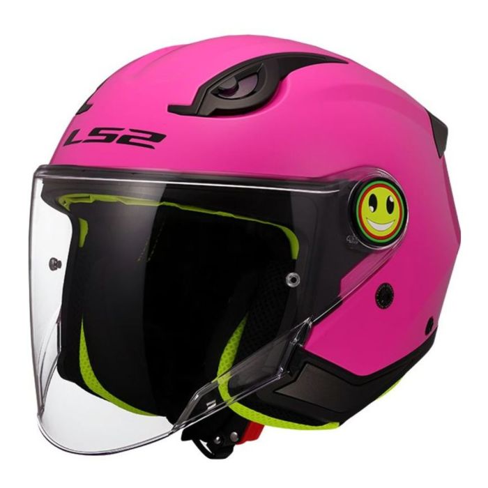 Casco Jet Ls2 Of622 Funny Ii Solid Pink