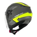 Casco Cgm 126g Iper City Grafite Giallo Fluo