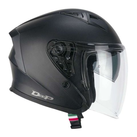 Casco Cgm 127a Deep Mono Nero Opaco
