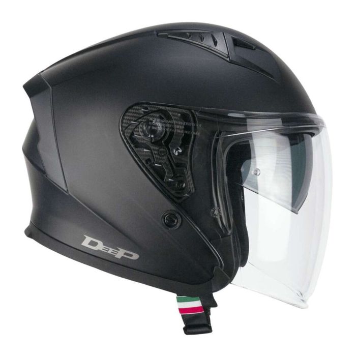 Casco Cgm 127a Deep Mono Nero Opaco