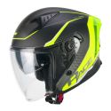 Casco Cgm 127g Deep Race Grafite Giallo Fluo