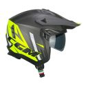 Casco Cgm 155x Rush Sprint Grafite Giallo Fluo